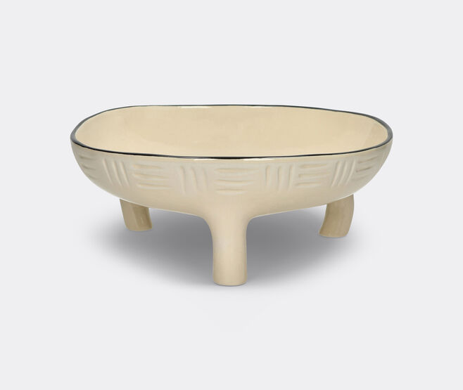 Pomax 'Meet the Kutis' decorative platter, ivory IVORY POMA26MEE887IVO
