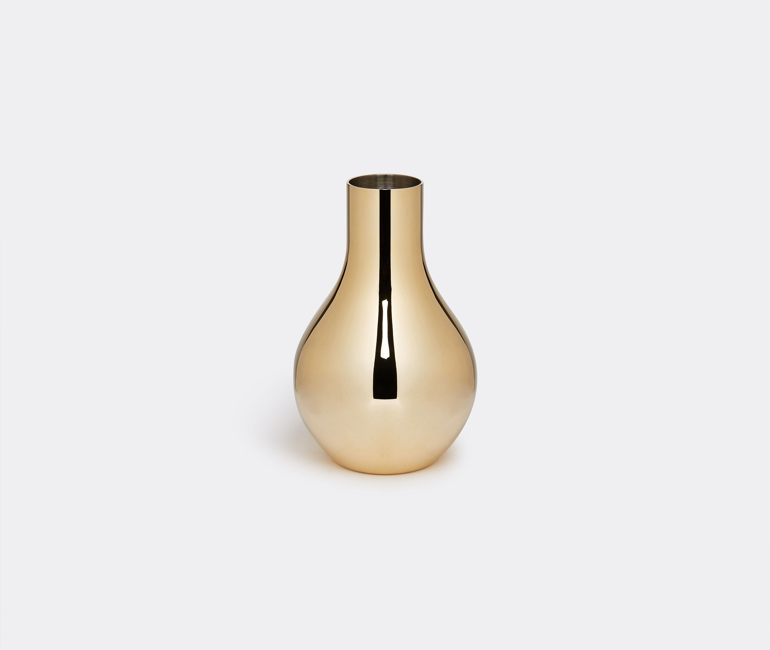 Cafu' vase, gold by Georg Jensen | Vases | FRANKBROS