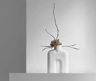 101 Copenhagen 'Cobra Tall' mini  vase, white WHITE COPH25COB270WHI
