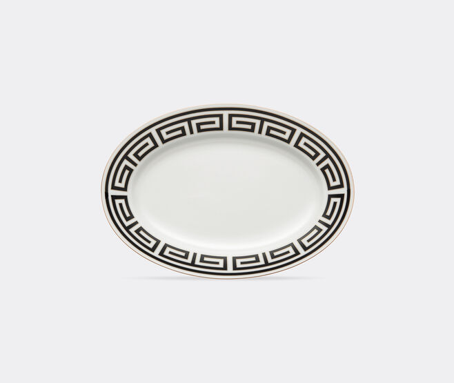 Ginori 1735 'Labirinto' oval platter, black BLACK RIGI20LAB256BLK
