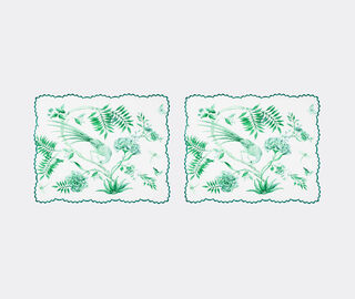 Aquazzura Casa 'Secret Garden' placemat, set of two GREEN AQUA23SEC208GRN