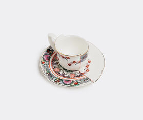 Seletti &#39;Hybrid Tamara&#39; coffee cup with saucer MULTICOLOUR SELE22HYB435MUL