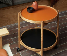 Brdr. Kr&uuml;ger &#39;B&oslash;lling&#39; tray table, 500mm, oak, cognac MULTICOLOUR BRDR21BOL640BEI