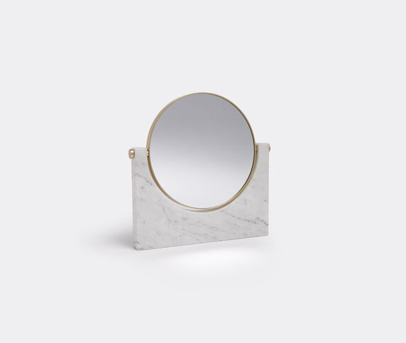 Audo Copenhagen ‘Pepe’ marble mirror, white White MENU16PEP100WHI