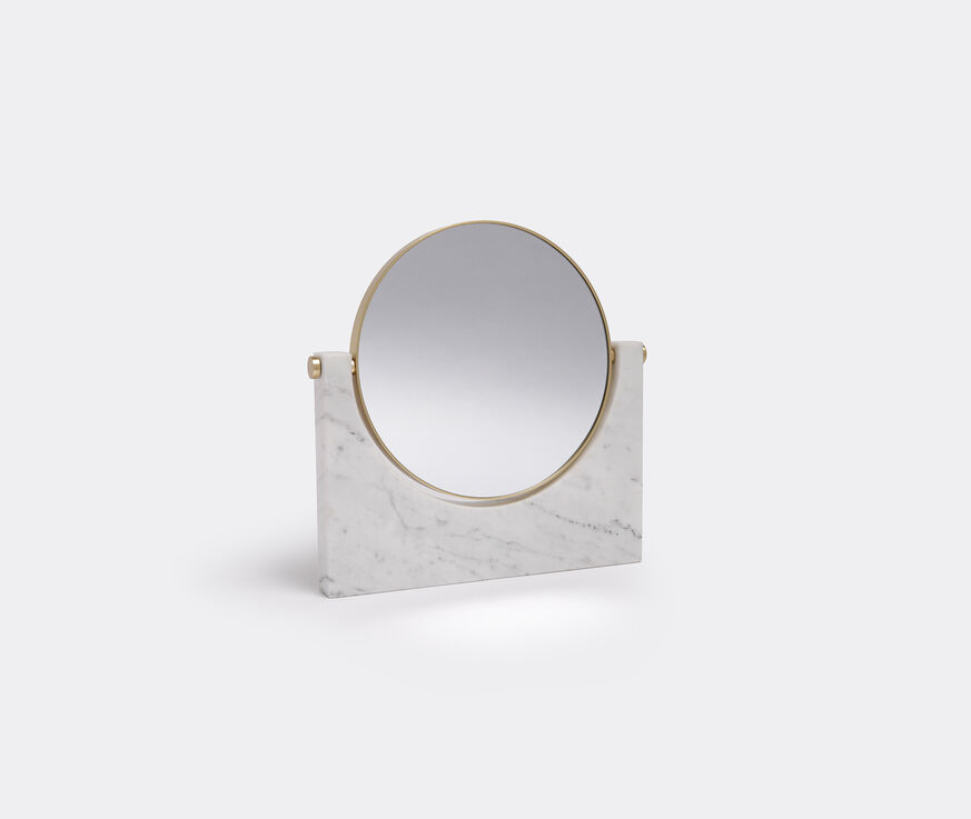 Menu ‘Pepe’ marble mirror, white  MENU16PEP100WHI