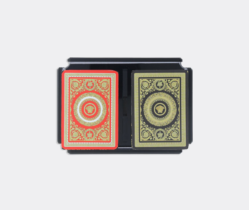 Versace 'Barocco' playing cards, two decks  VERS22PLA533MUL