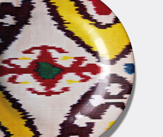 Les-Ottomans 'Ikat' plate, small MULTICOLOUR OTTO18IKA994MUL