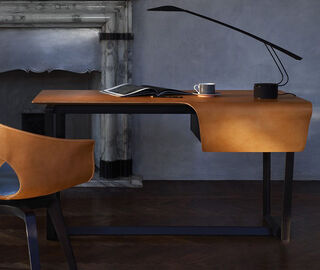 Poltrona Frau 'Fred' desk LIGHT BROWN POFR20FRE352BRW