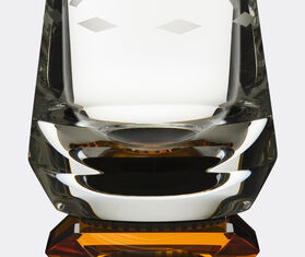 Reflections Copenhagen &#39;Whimsy&#39; whisky glass, set of two, amber and clear MULTICOLOUR REFL25WHI244MUL