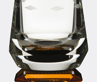 Reflections Copenhagen 'Whimsy' whisky glass, set of two, amber and clear MULTICOLOUR REFL25WHI244MUL