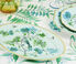Aquazzura Casa 'Secret Garden' tablecloth, small green AQUA23SEC559GRN