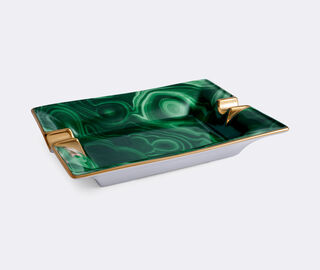 L'Objet 'Malachite' ashtray GREEN LOBJ22MAL491GRN