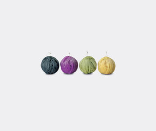 Missoni 'Gomitolo' multicolour candles, set of four BLUE MIHO20SMA406MUL