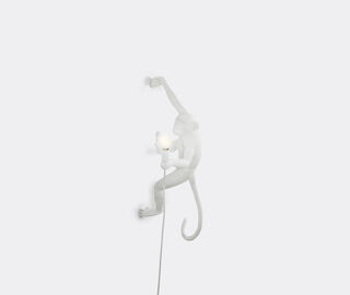 Seletti 'Monkey' lamp hanging, right, US plug WHITE SELE21RES798WHI