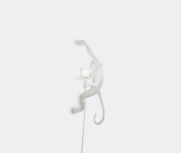 Seletti 'Monkey' lamp hanging, right, US plug WHITE ${masterID}