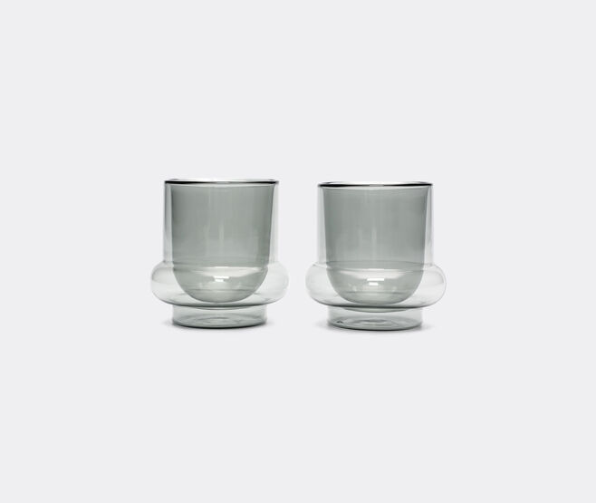 Tom Dixon 'Bump' coffee cup, set of two, grey MULTICOLOUR TODI24BUM256GRN