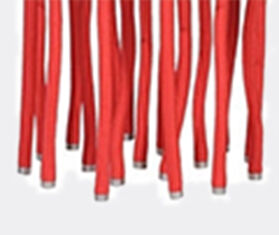 Cappellini &#39;Org&#39; table, red RED CAPP20ORG775RED