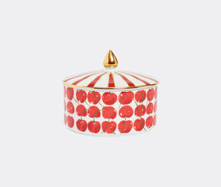 La DoubleJ 'Cherries' goodie jar, ivory IVORY LADJ25GOO724MUL