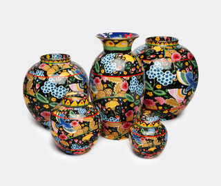 La DoubleJ 'Colombo Tea Jar', large BLACK LADJ19COL065BLK