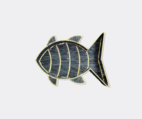 Les-Ottomans 'Fish' basket, blue BLUE OTTO26RAF792BLU