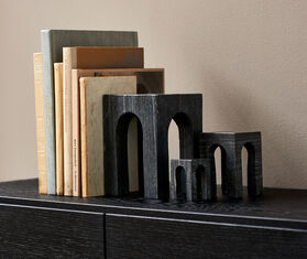 Gejst &lsquo;Arkis&rsquo; bookend, black BLACK GEJS23ARK418BLK