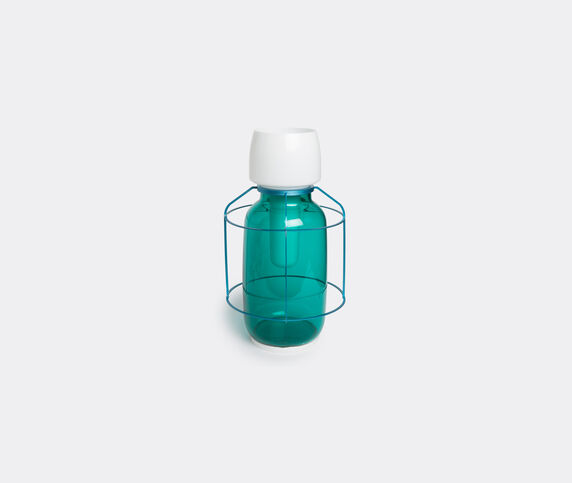 Venini 'Lanterne Marine' vase, limited edition Green, Milk white VENI15LAN380GRN