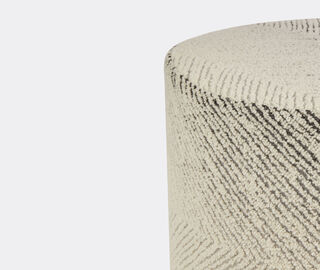 Missoni 'Brouges' cylindrical pouf, black and white WHITE MIHO23BRO326MUL