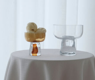 XLBoom 'Gusto Coupe' glass, large, clear TRANSPARENT XLBO26GUS558TRA