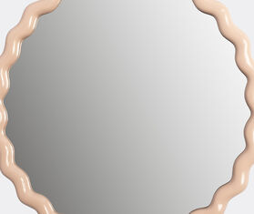 &amp;k Amsterdam 'Zigzag' round mirror, pink BEIGE AMST25MIR246BEI
