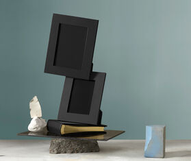 Smythson 'Grosvenor' photo frame BLACK SMYT19GRO622BLK