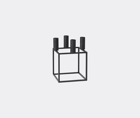 Audo Copenhagen &#39;Kubus 4&#39; candleholder, black BLACK BYLA22KUB033BLK