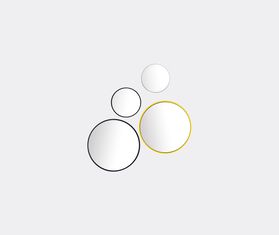 Sch&ouml;nbuch Large &#39;Bubble&#39; mirror, cloud WHITE SCHO19BUB788GRY