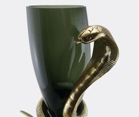 Vanessa Mitrani 'Cobra' vase, smoke and bronze GREY VAMI23COB866BLU