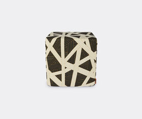 Missoni &#39;Nastri&#39; pouf cube, black BLACK MIHO23NAS058MUL