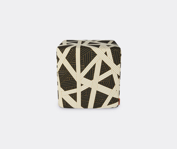 Missoni 'Nastri' pouf cube, black undefined ${masterID}