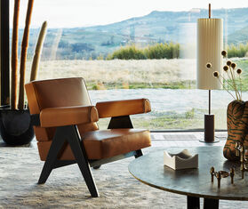 Cassina 'Capitol Complex' armchair BLACK CASS21CAP800BEI