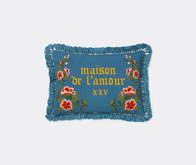 Gucci 'Maison De L'Amour' needlepoint cushion BLUE GUCC18CUS919BLU