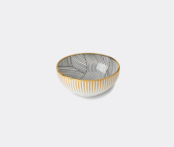 1882 Ltd Lustre Cereal Bowl - Inner Black Dhow Outer Gold Stripe  undefined ${masterID} 2