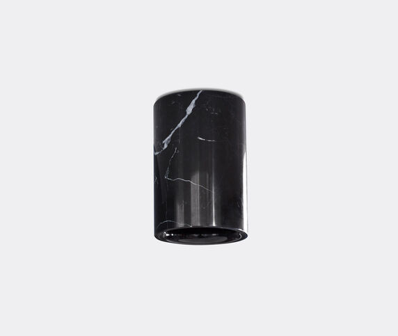 Case Furniture 'Solid Downlight', cylinder, Nero Marquina marble