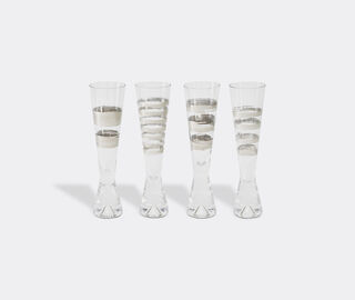 Tom Dixon 'Tank' champagne glass gift set, set of four TRANSPARENT TODI22TAN512TRA