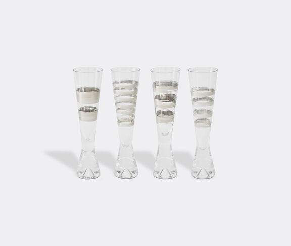 Tom Dixon 'Tank' champagne glass gift set, set of four CLEAR ${masterID}