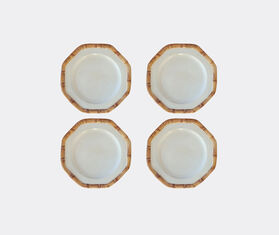 Les-Ottomans &#39;Bamboo&#39; dinner plate, set of four MULTICOLOUR OTTO23BAM872MUL