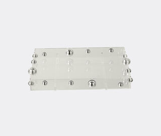 By Gabs 'Bandeja Match' tray, large, silver SILVER GABS24BAN691SIL