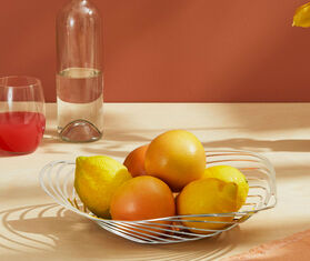 Alessi 'Trinity' fruit bowl, white WHITE ALES20TRI591WHI