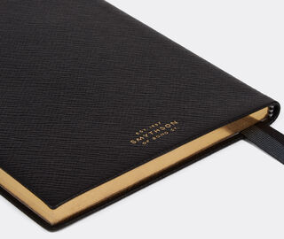 Smythson '2026 Soho' weekly diary with pocket, black BLACK SMYT25PAS918BLK