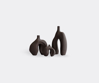 101 Copenhagen 'Ni' vase, medium, chocolate brown BROWN COPH26NIV480BRW