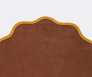 La DoubleJ 'Rainbow Chocolate Cloud' tablemat, set of two BROWN LADJ23CLO956BRW