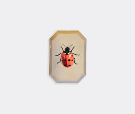 Les-Ottomans &#39;Ladybug&#39; tray, beige and red MULTICOLOUR OTTO25PRI409MUL