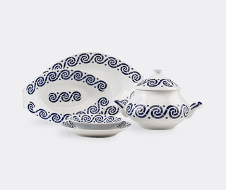 Sargadelos 'Espiroide' dinner service, 18 pieces MULTICOLOUR SARG21ESP094WHI