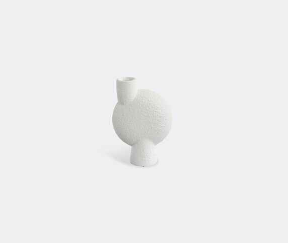 101 Copenhagen 'Sphere' medium vase, bubl, white  COPH21SPH344WHI